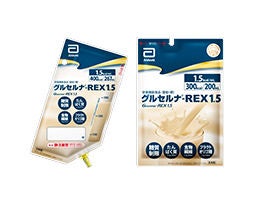 グルセルナ-REXは、糖質量を抑え消化器症状に配慮した栄養機能食品