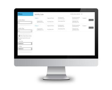 Figure 3 – Updates to patient visit data forms