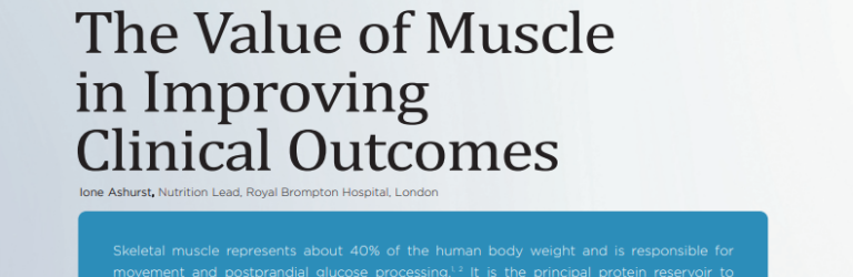 The value of muscle in improving clinical outcomes