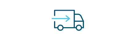 parcels delivered icon